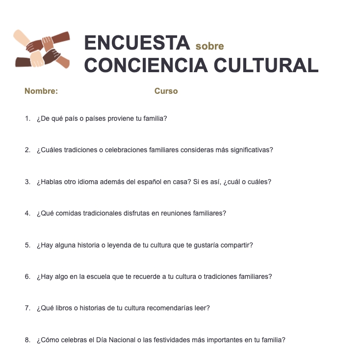 Encuesta sobre conciencia cultural